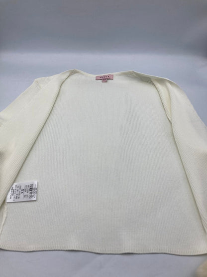 TOCCA トッカ エコファー付き ボレロ カーディガン 488445 サイズXS ホワイト 中古 D4