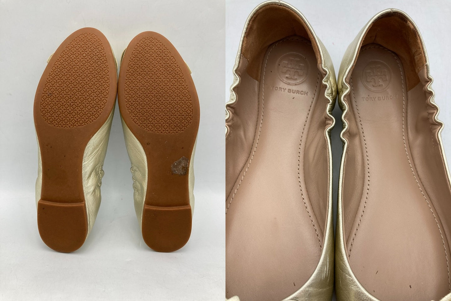 TORY BURCH トリーバーチ ブロッサム バレエシューズ サイズ6M レディース 中古 D4