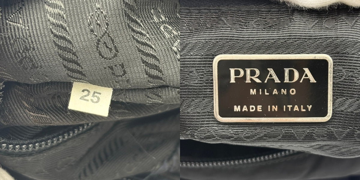 PRADA ショルダーバッグ ブラック プラダ 鞄 ブランド レディース ナイロン 中古 W４