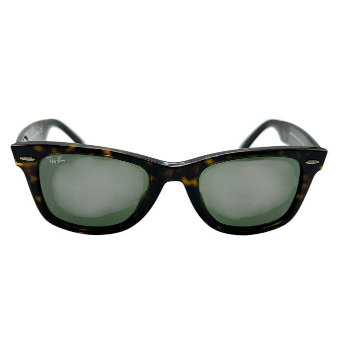 Ray・Ban レイバン サングラス べっ甲 RB2140-F メガネ 眼鏡 メンズ WAYFARER ウェイファーラー 中古 W４