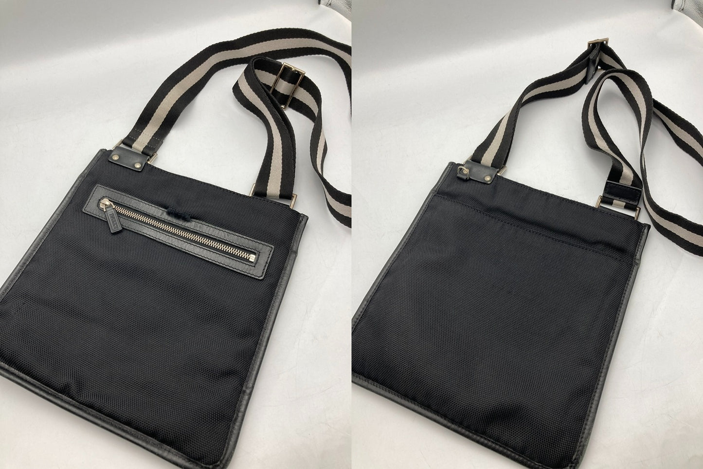 BALLY バリー ショルダーバッグ キャンバス メンズ 中古 D4