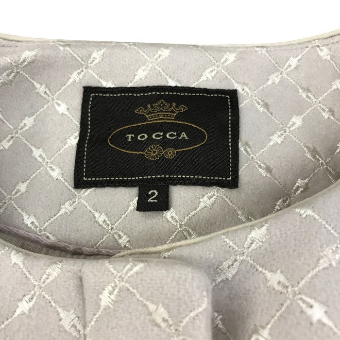 TOCCA トッカ ロングコート レディース 冬 アウター ベージュ Mサイズ 中古 M1