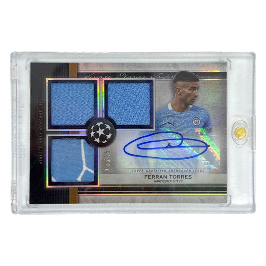 TOPPS サッカーカード MUSEUM COLLECTION FERRAN TORRES MANCHESTER CITY /35 #SPTR-FT 中古 IT1