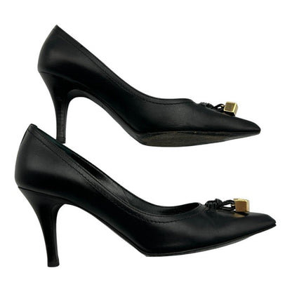 LOUIS VUITTON ルイヴィトン パンプス 35 (約22.5cm) ブランド 靴 シューズ ヒール レザー 中古 W４