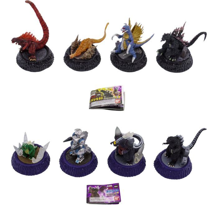 BANDAI HG D+ ゴジラ 01～07 通常弾コンプリートセット 中古 a1