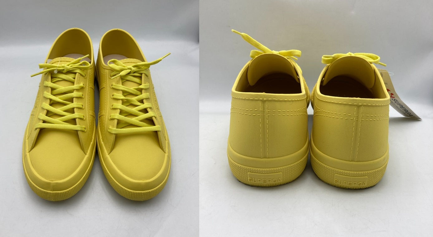 SUPERGA スペルガ レインシューズ 2750 POS U サイズ43 イエローレモン 中古 D4