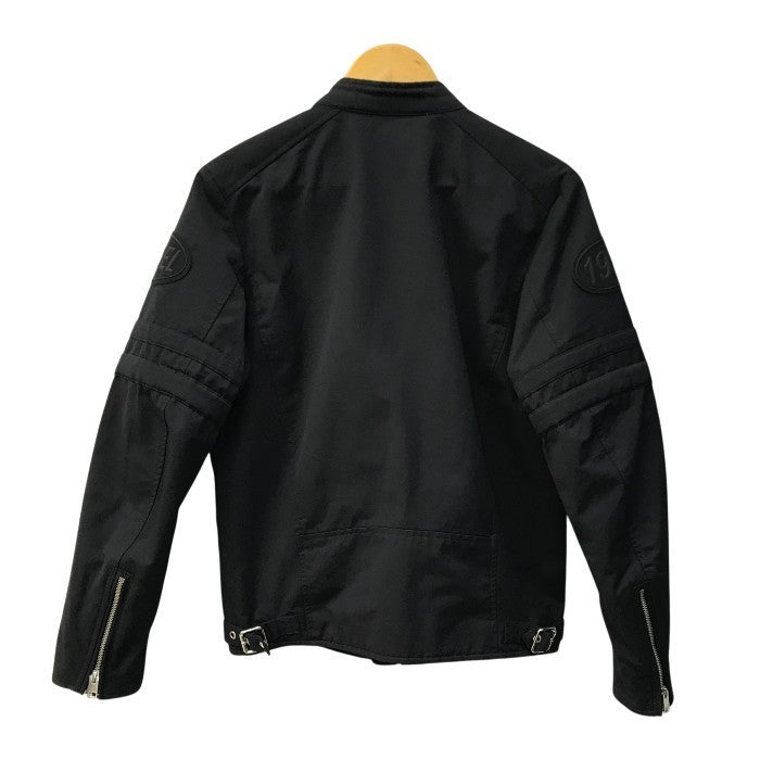DIESEL ディーゼル ライダースジャケット メンズ 春秋 コットン ブルゾン フルジップ ブラック Sサイズ 00S9N0-J-GLORY-0LAXT 中古 T1