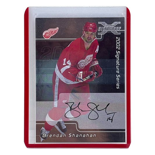 In The Game NHLカード 2002 SIGNATURE SERIES BE A PLAYER BRENDAN SHANAHAN DETROIT RED WINGS #LBS 中古 IT1
