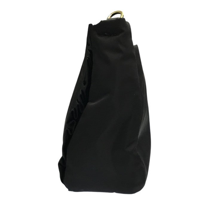 TOCCA トッカ TRIM WAVES POCHETTE ショルダーバッグ レディース フリル 斜め掛け 軽量 ポシェット ブラック 中古 T1