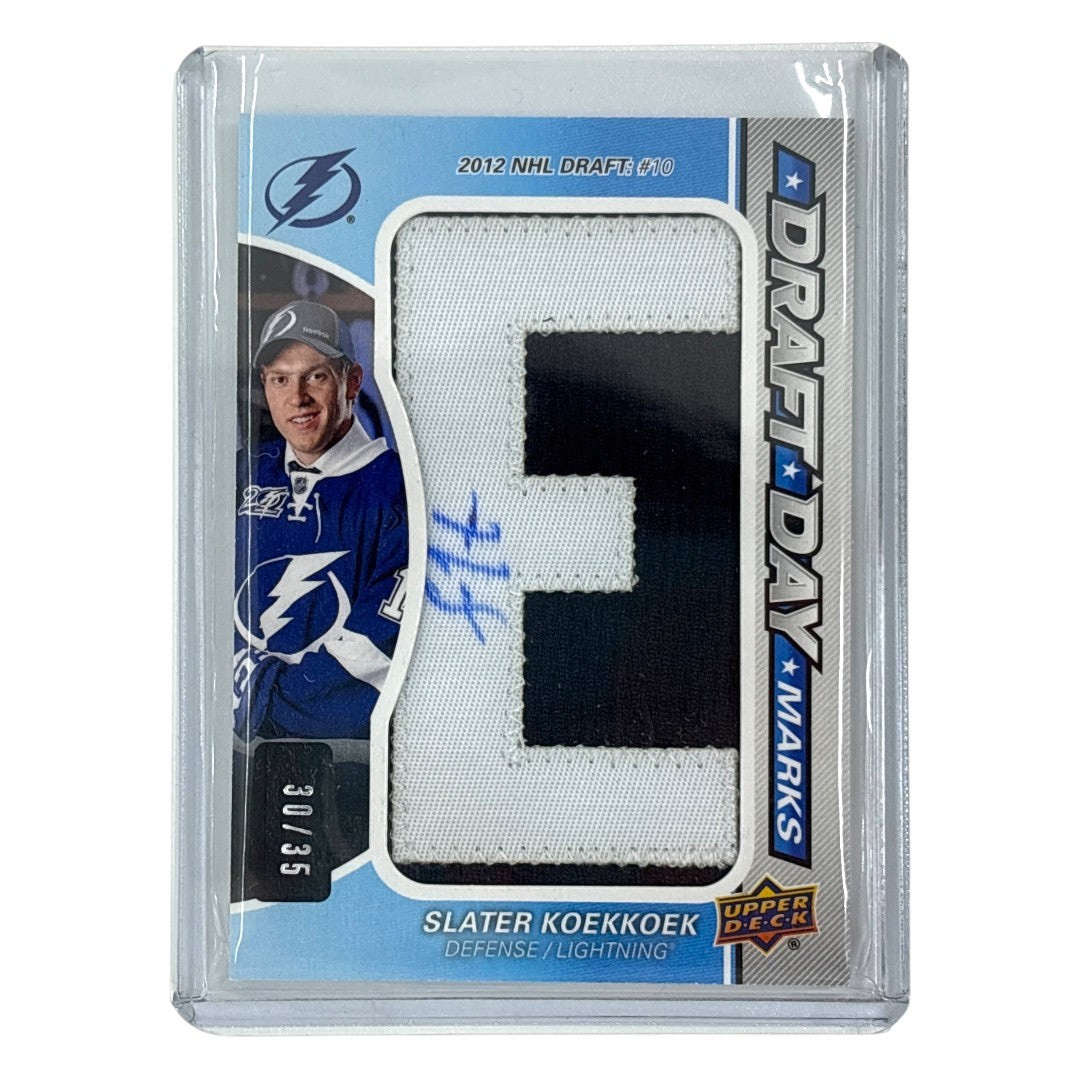 UPPER DECK NHLカード SP GAME USED SLATER KOEKKOEK LIGHTNING /35 #DDM-SK 中古 IT1