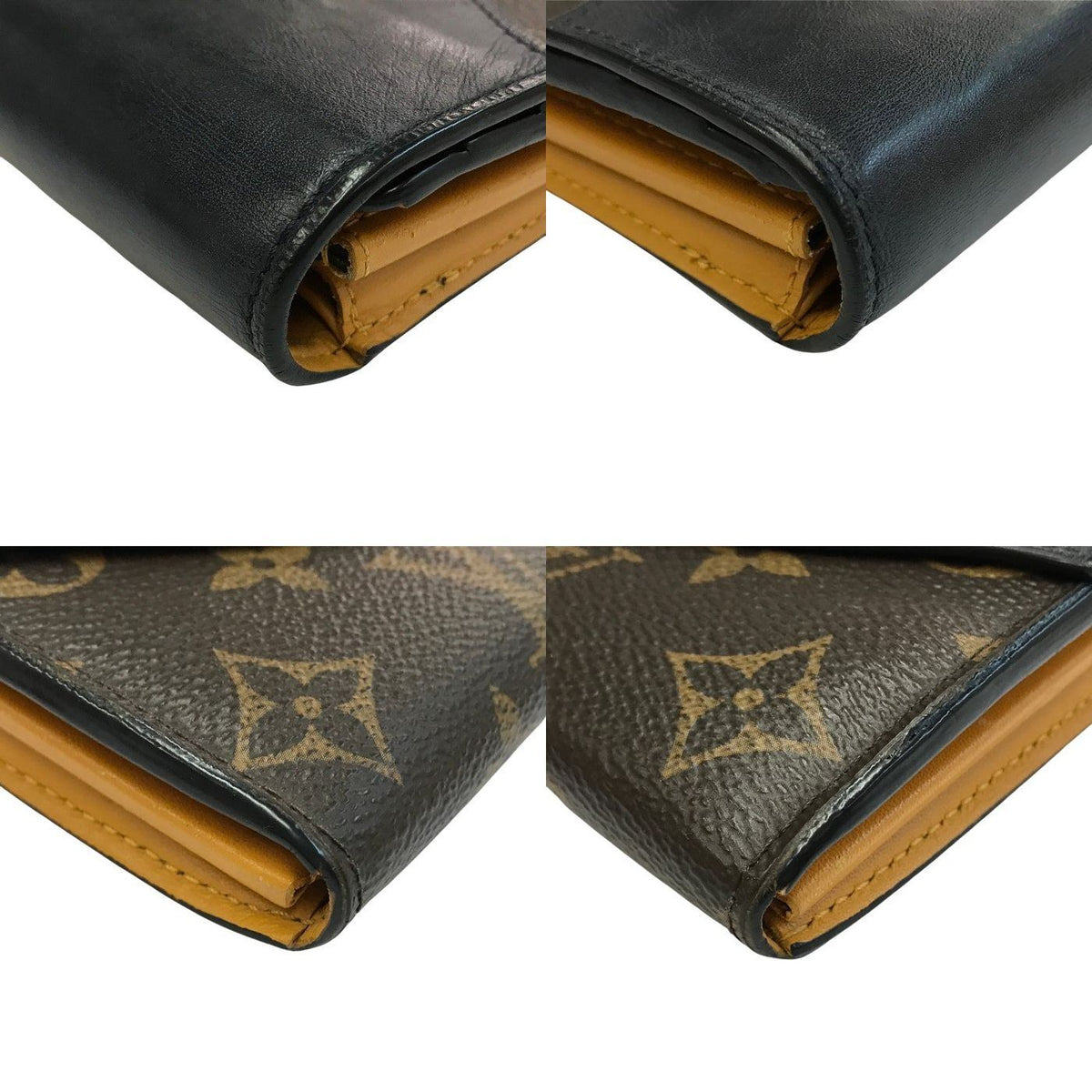 LOUIS VUITTON ルイヴィトン モノグラム ポルトフォイユ サラ テュイルリー 長財布 ユニセックス 二つ折り フラップ ブラウン/ブラック M64120 中古 T1