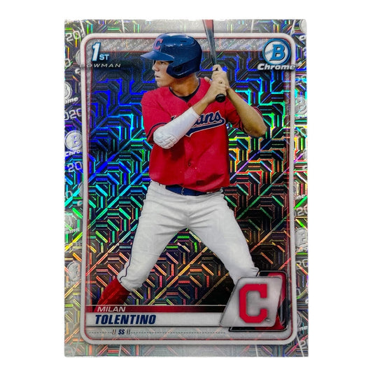 TOPPS MLBカード BOWMAN CHROME 1ST MILAN TOLENTINO CLEVELAND INDIANS #BD-4 中古 IT2