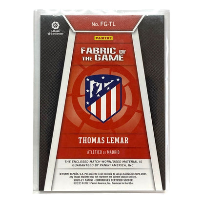 PANINI サッカーカードCHRONICLES CERTIFIED THOMAS LEMAR ATLETICO DE MADRID 01/49 #FG-TL 中古 IT2