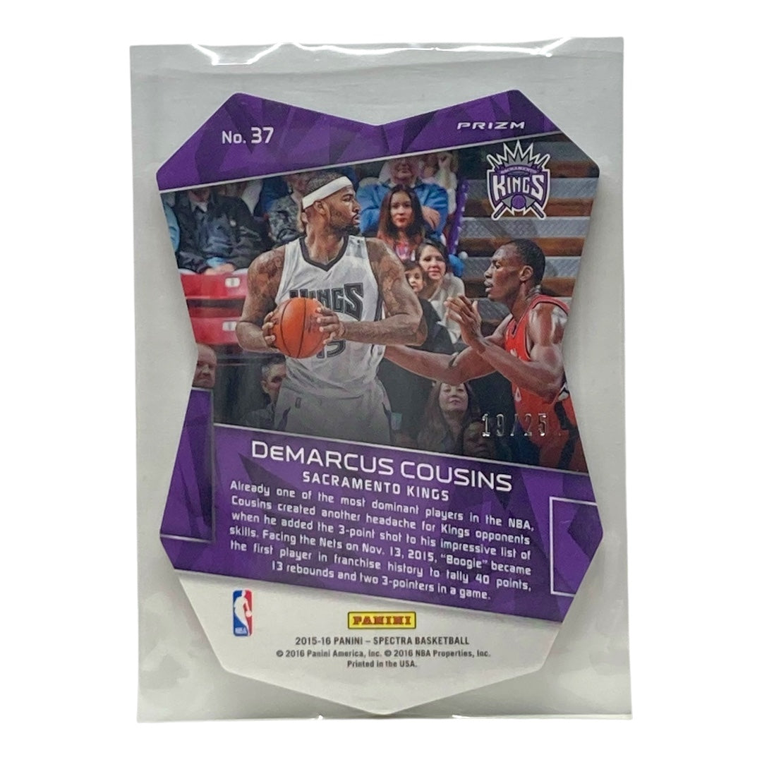 PANINI NBAカード SPECTRA PRIZM DEMARCUS COUSINS KINGS 19/25 #37 中古 IT2