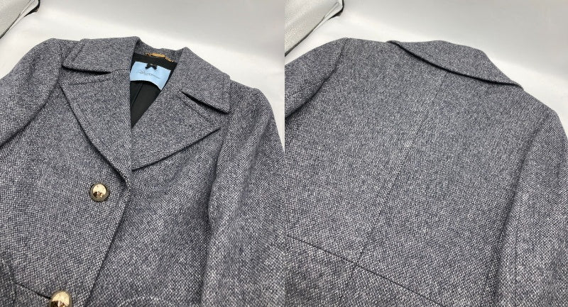 Blumarine ブルマリン ハートポケット チェスターコート サイズ IT42 レディース 中古 D4