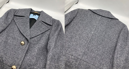Blumarine ブルマリン ハートポケット チェスターコート サイズ IT42 レディース 中古 D4
