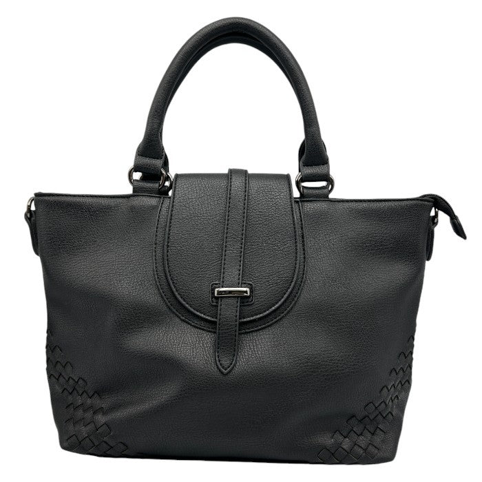 GIGI ジジ 2WAY バッグ 鞄 レザー ブラック トート ショルダー 中古 W４