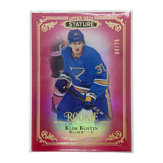 UPPER DECK NHLカード STATURE KLIM KOSTIN BLUES 06/75 #107 中古 IT1