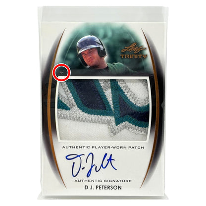Leaf MLBカード TRINITY D.J. PETERSON #PA-DJP 中古 IT1