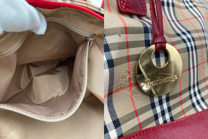 Burberrys バーバリーズ ノバチェック トートバッグ 中古 D4