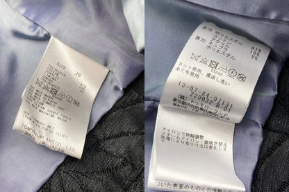 TOMORROWLAND トゥモローランド コレクション ノーカラー ジャケット サイズ36 フラワー 中古 D4