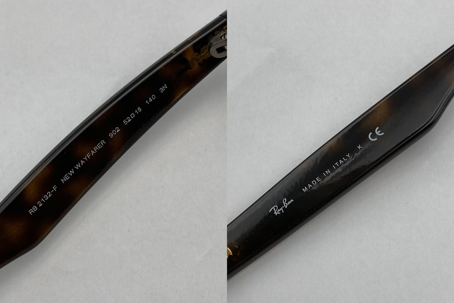 Ray-Ban レイバン ニューウェイファーラー サングラス RB2132F 902 52mm 中古 D4
