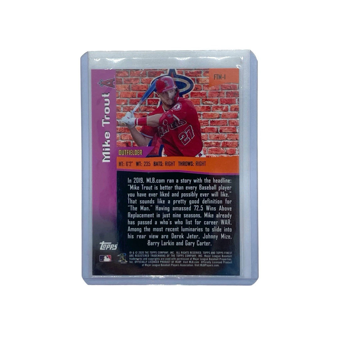 TOPPS MLBカード FINEST MIKE TROUT #FTM-I 中古 IT1