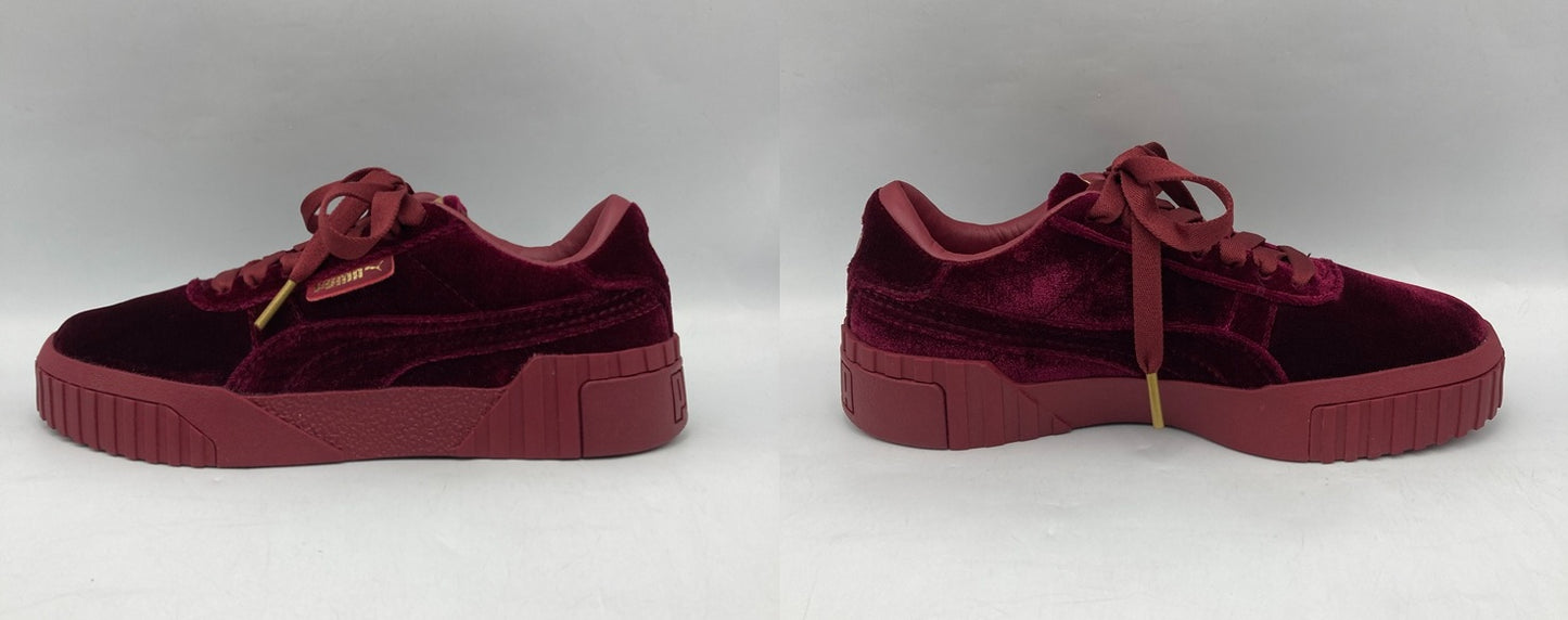 PUMA プーマ Cali ベルベット ウィメンズ スニーカー 369887 01 中古 D4
