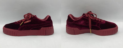 PUMA プーマ Cali ベルベット ウィメンズ スニーカー 369887 01 中古 D4