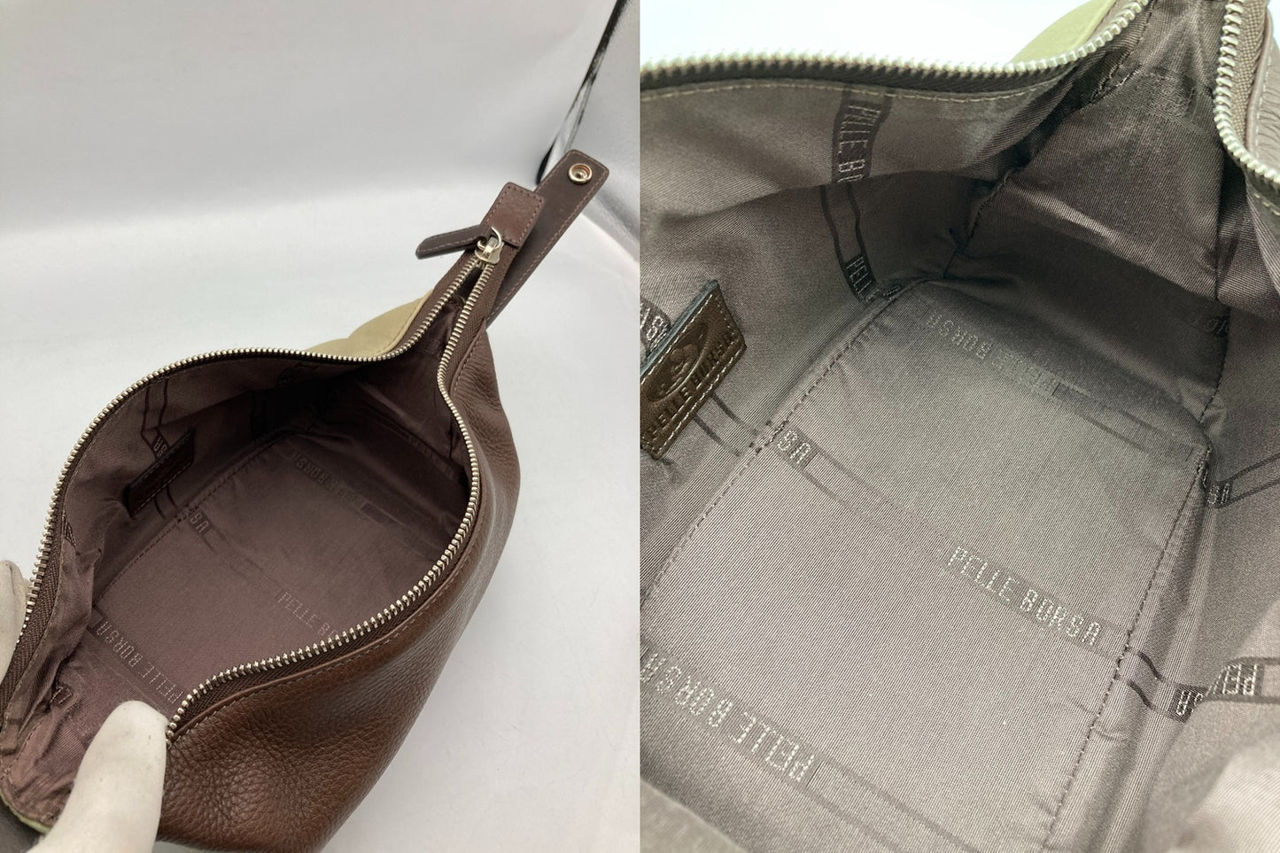 PELLE BORSA ペレボルサ レザー ハンドルバッグ 中古 D4