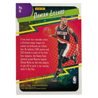 PANINI NBAカード REVOLUTION DAMIAN LILLARD TRAIL BLAZERS #16 中古 IT2