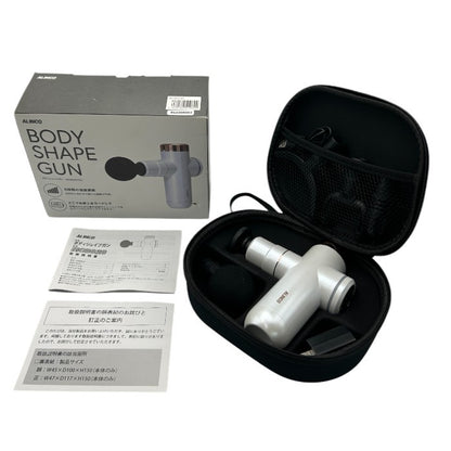 ALINCO アルインコ ボディシェイプガン BODY SHAPE GUN MCB020 ホワイト 筋肉 振動 パワフル 全身ケア コードレス 充電式 中古 W４