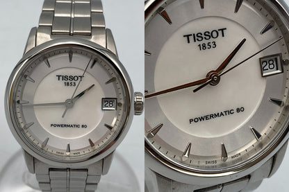 TISSOT ティソ T-クラシック ラグジュアリー パワーマティック80 LUXURY Powermatic80 自動巻き 腕時計 T086.207.11.111.00 レディース 中古 D4