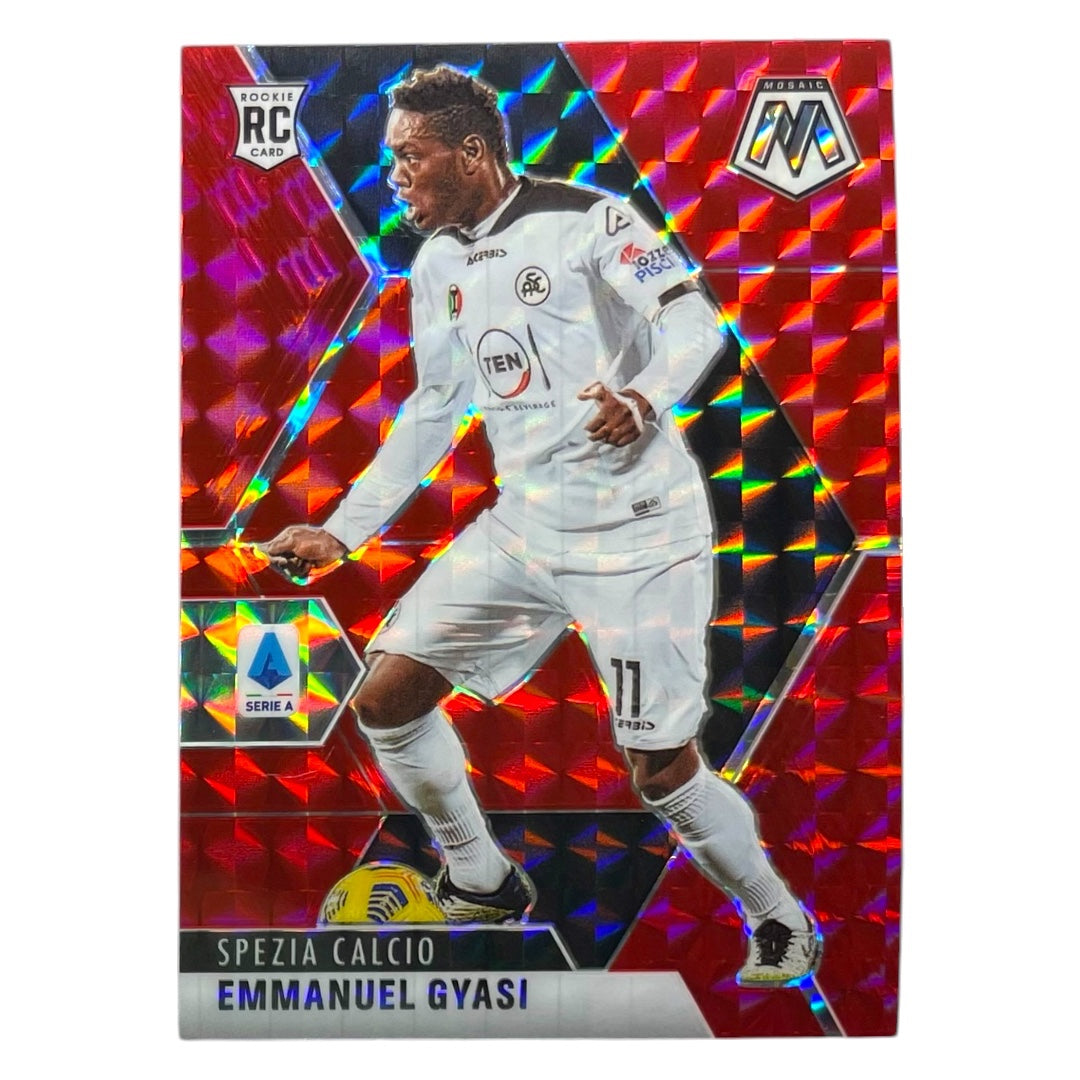 PANINI サッカーカード MOSAIC SERIE A PRIZM EMMANUEL GYASI SPEZIA CALCIO #68 中古 IT2