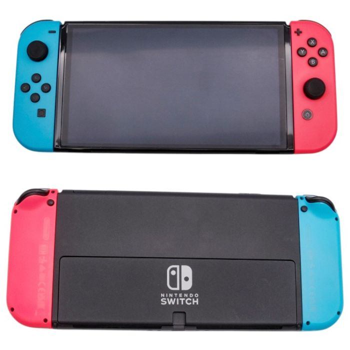任天堂 Nintendo Switch 本体 有機ELモデル HEG-001 Joy-Con(L) ネオンブルー/(R) ネオンレッド 中古 a1