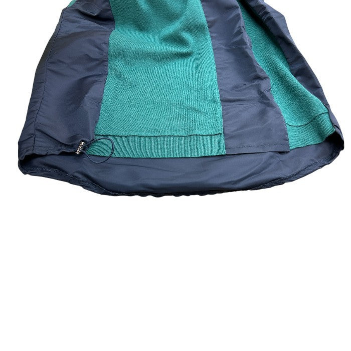 未使用品 C'est moijeu セモア―ジュ ナイロン 切り替え プルオーバー F LT-104092 グリーン ネイビー トップス レディース シャツ 長袖 秋 中古 W４