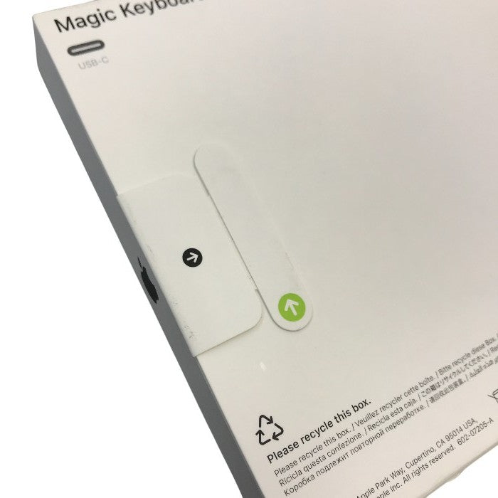 Apple Magic Keyboard ホワイトキー シリコン搭載 Macモデル用 Touch ID搭載 Bluetooth ワイヤレス MXK73J/A 中古 T1