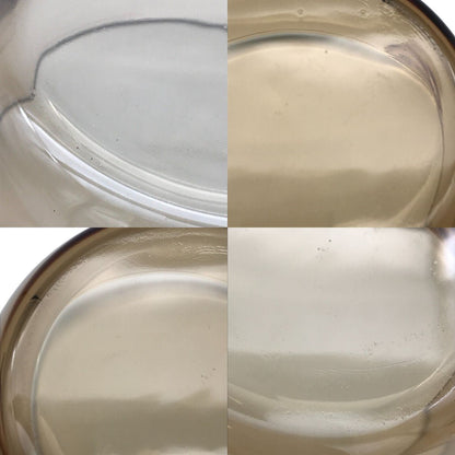 VISION 耐熱ガラス 18cm 両手鍋 フライパン セット 蓋付き パイレックス パイロセラム 直火/レンジ 中古 T1