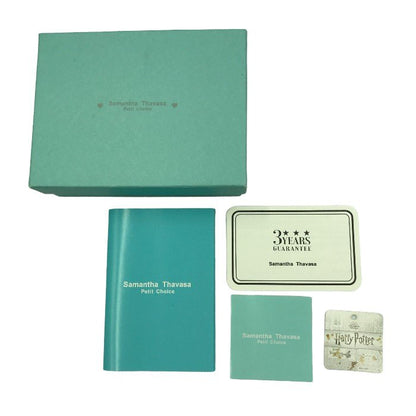 Samantha Thavasa Petit Choice サマンサタバサプチチョイス ×ハリーポッター ハッフルパフ 二つ折り財布 イエロー コンパクト コラボ レディース かわいい 中古 KW1