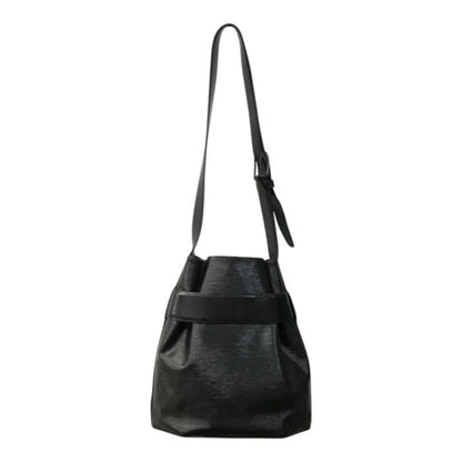 LOUIS VUITTON ルイヴィトン エピ サックデポールPM ショルダーバッグ レディース 巾着 セミショルダー ブラック M80157 中古 T1