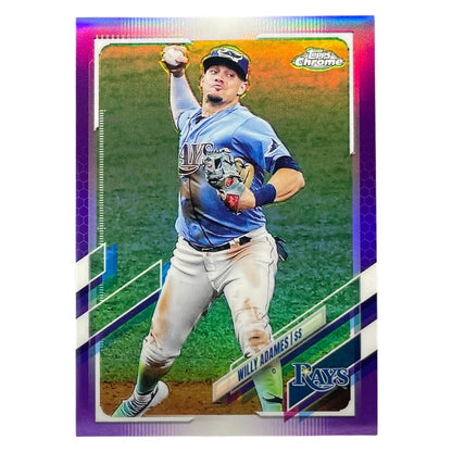 TOPPS MLBカード CHROME WILLY ADAMES TAMPA BAY RAYS /299 #75 中古 IT2