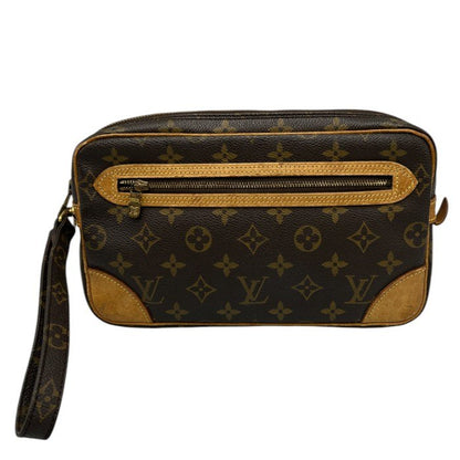LOUIS VUITTON ルイヴィトン モノグラム マルリードラゴンヌ M51825 セカンドバッグ クラッチバッグ ブランド メンズ レディース 中古 W４