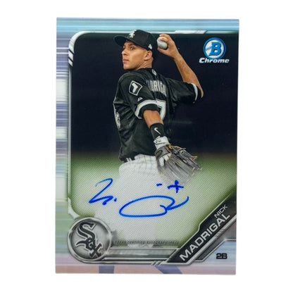 TOPPS MLBカード BOWMAN CHROME NICK MADRIGAL CHICAGO WHITE SOX #CPA-NM 中古 IT2