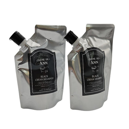 【未使用品】 CREME DE ANN クレムドアン BLACK CREAM SHAMPOO ブラッククリームシャンプー 300g 2個セット 中古 H4