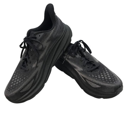 HOKA ONE ONE ホカオネオネ ランニングシューズ クリフトン 9/1127895 ブラック 31cm 中古 Y1