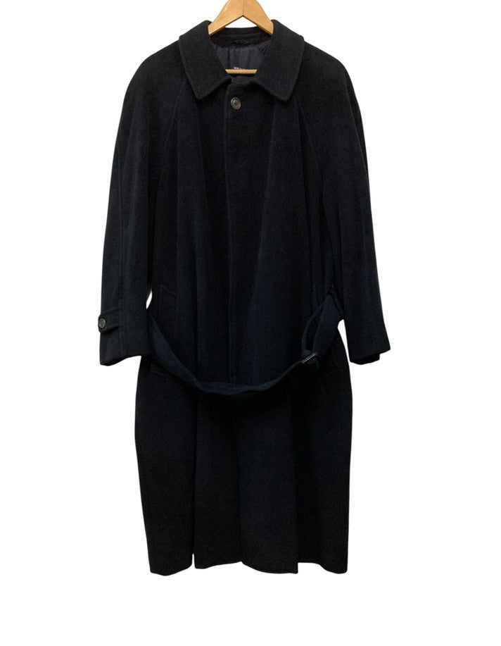 GIORGIO ARMANI ジョルジオアルマーニ アンゴラ混 ステンカラーコート サイズ46 中古 D4