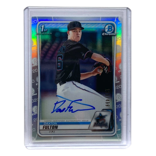 TOPPS MLBカード BOWMAN CHROME DAXTON FULTON MARLINS 193/499 #CDA-DF 中古 IT2