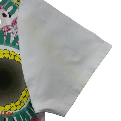 ETRO エトロ Tシャツ メンズ 半袖 コットン DELLA SALUTE マルチカラー/ホワイト 2XLサイズ 141-1Y020-9170 中古 T1