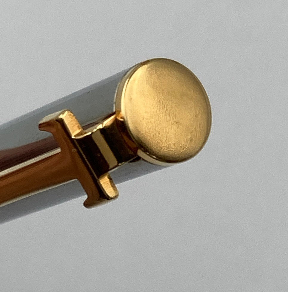 TIFFANY&Co. ティファニー Tクリップ ボールペン ツイスト式 ゴールドGP/シルバー コンビ 中古 D4