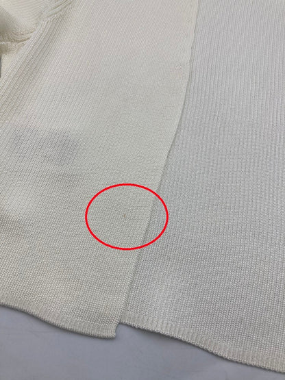 TOCCA トッカ エコファー付き ボレロ カーディガン 488445 サイズXS ホワイト 中古 D4